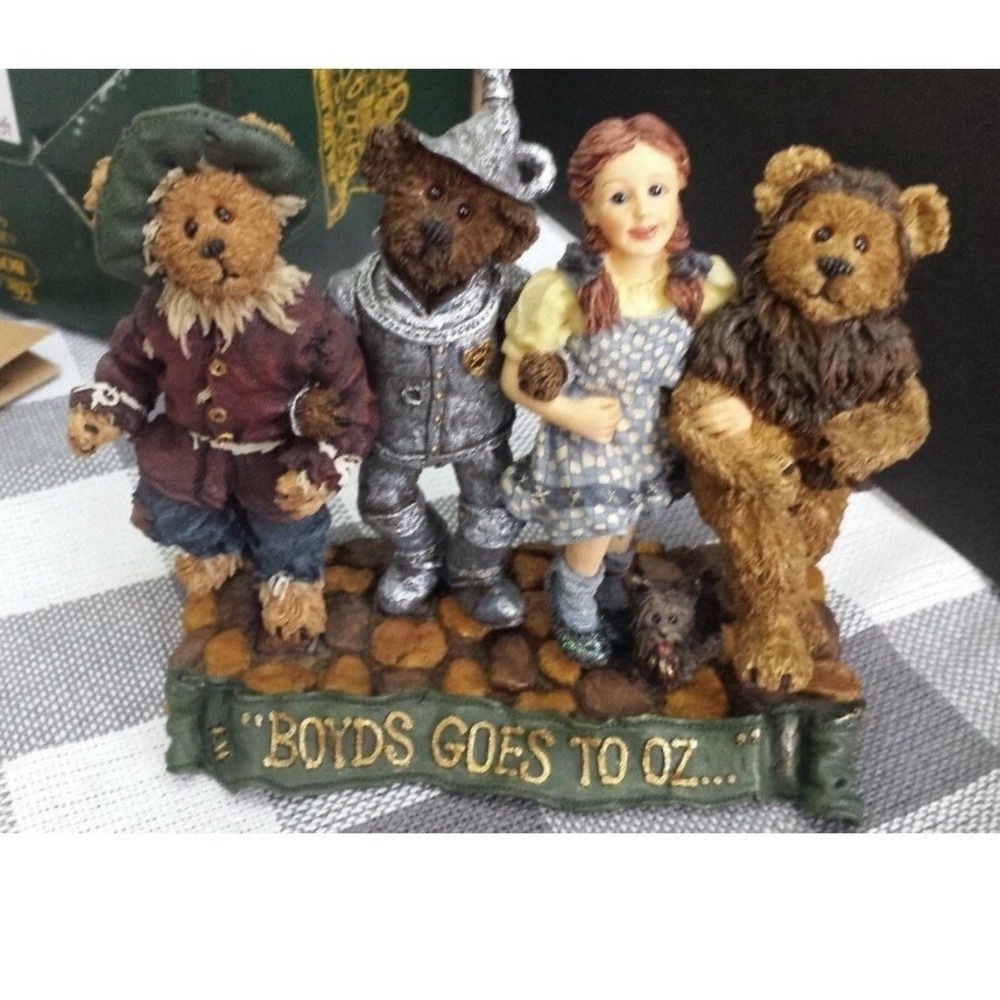 Boyds Bears Bearstone Collection Dorothy/Company Wizard of Oz Figurine VINT 2000